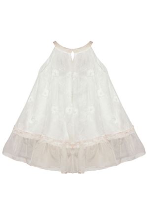 Abito in tessuto colore rosa cipria LA STUPENDERIA KIDS | 2CBAB52X08.
